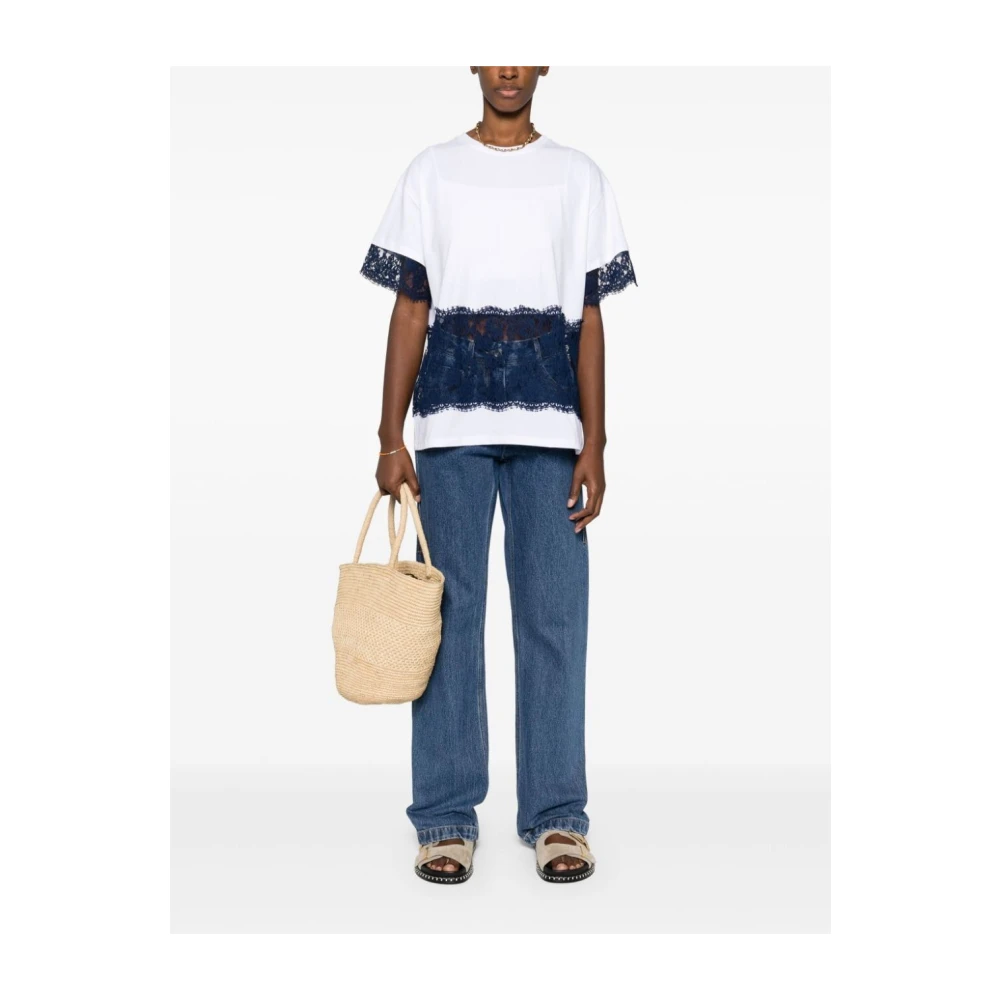 Ermanno Scervino Witte Casual T-shirt voor Mannen White Dames