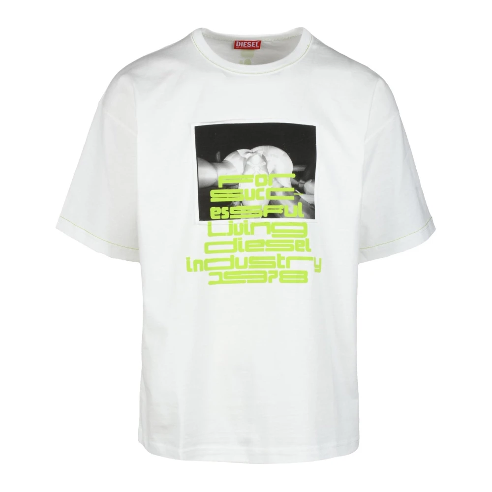 Diesel - Tops > T-Shirts - White - Diesel - Modalova