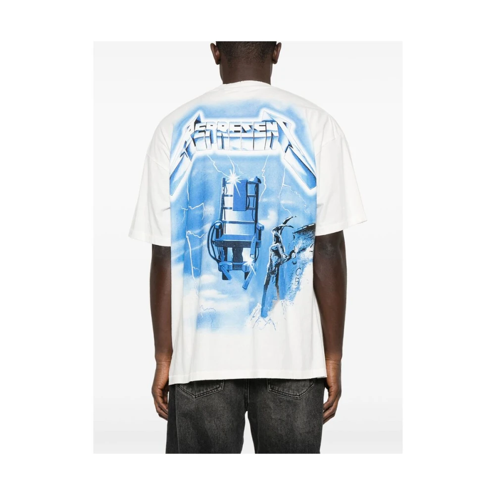 Represent Grafische Print T-shirt Bewuste Collectie White Heren