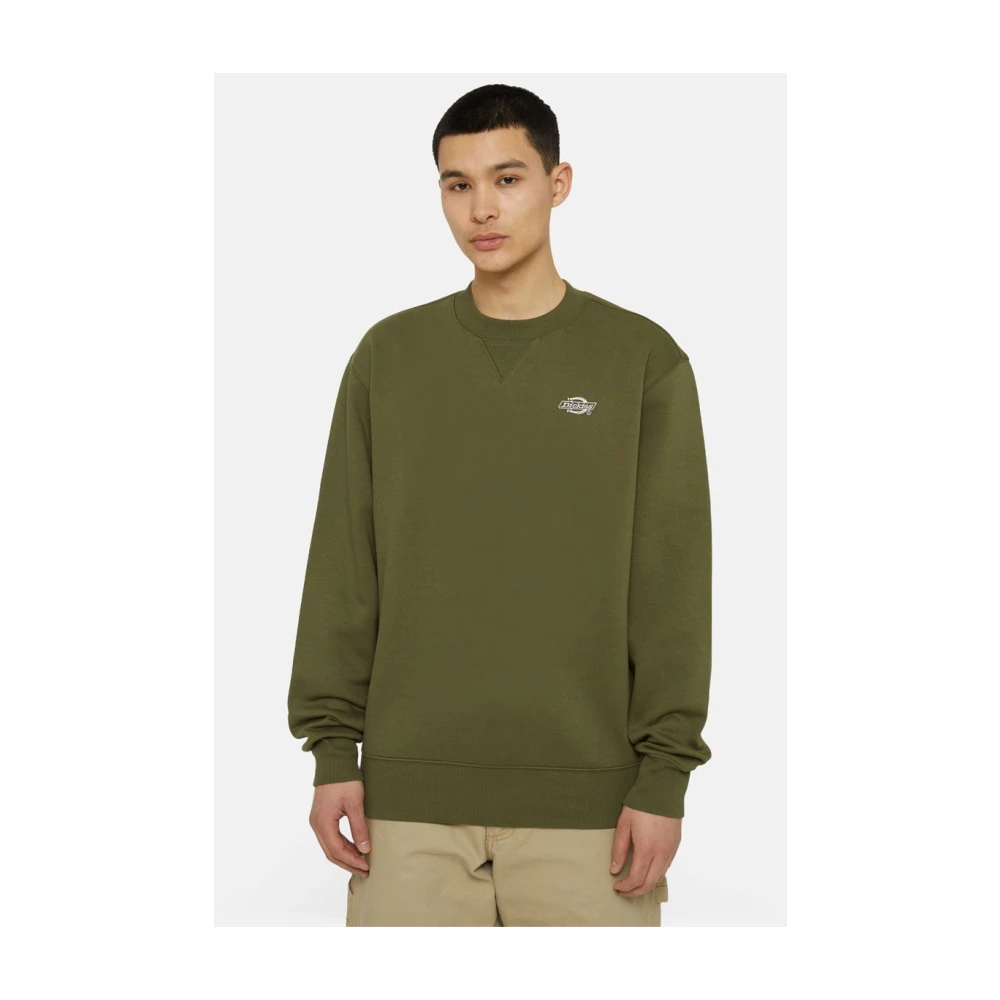 Dickies Summerdale Crewneck Sweatshirt Heren Green Heren