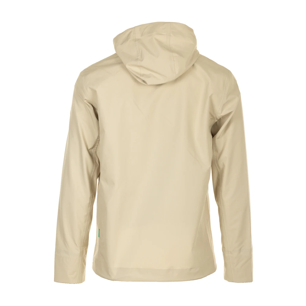 Save The Duck Beige Hooded Jas Beige Heren