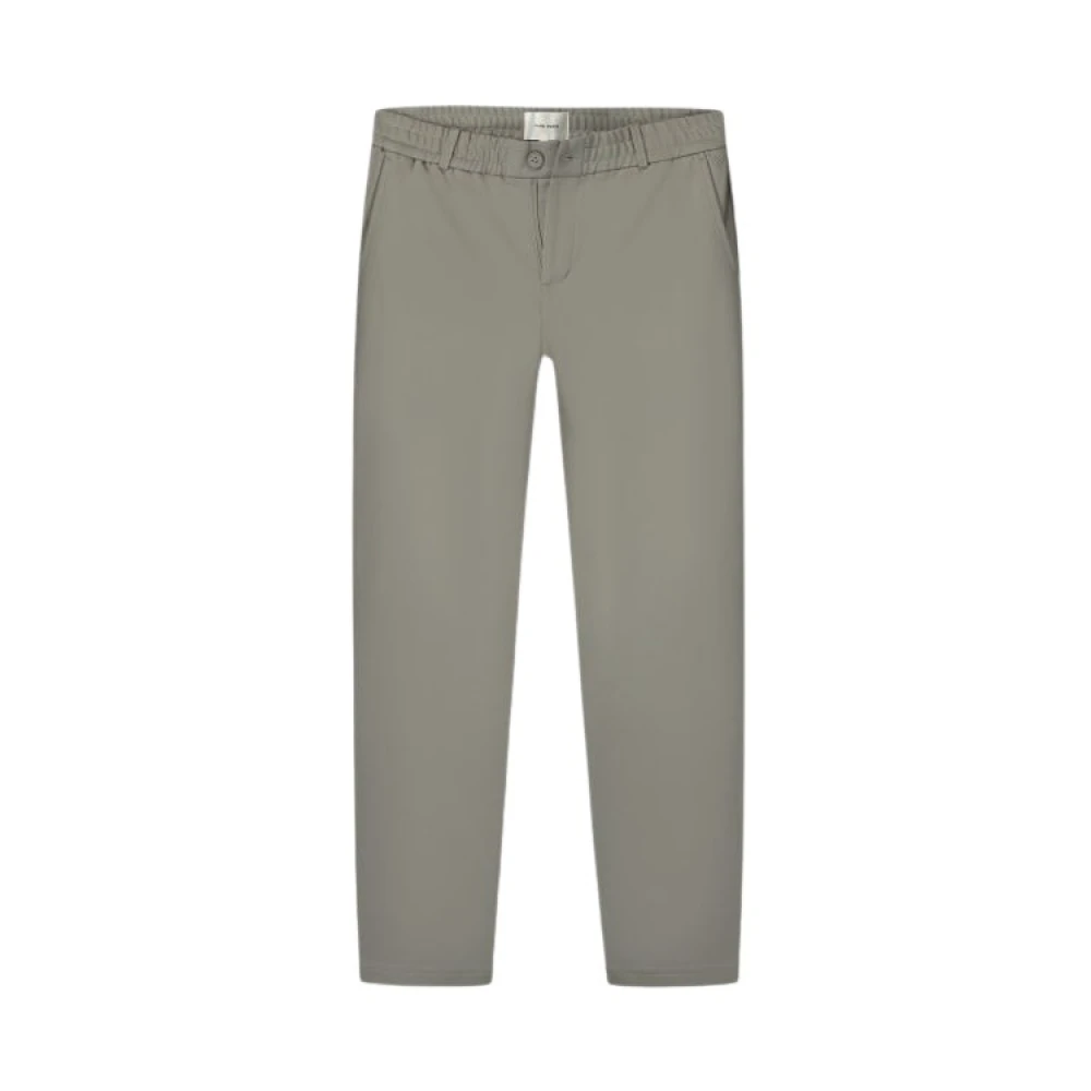 Pure Path Slimme Taupe Broek voor Stijlvolle Look Gray Heren
