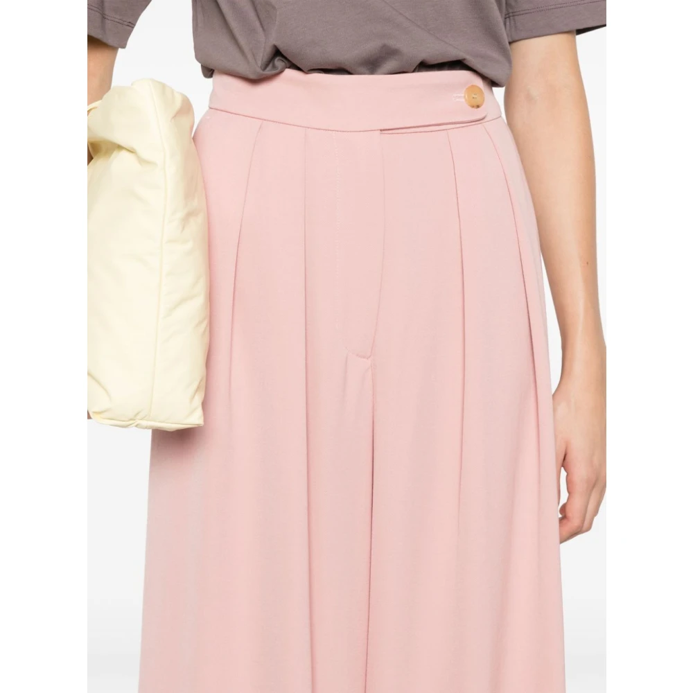Dries Van Noten Wijde Broek W.w. Pants 301 Pink Dames