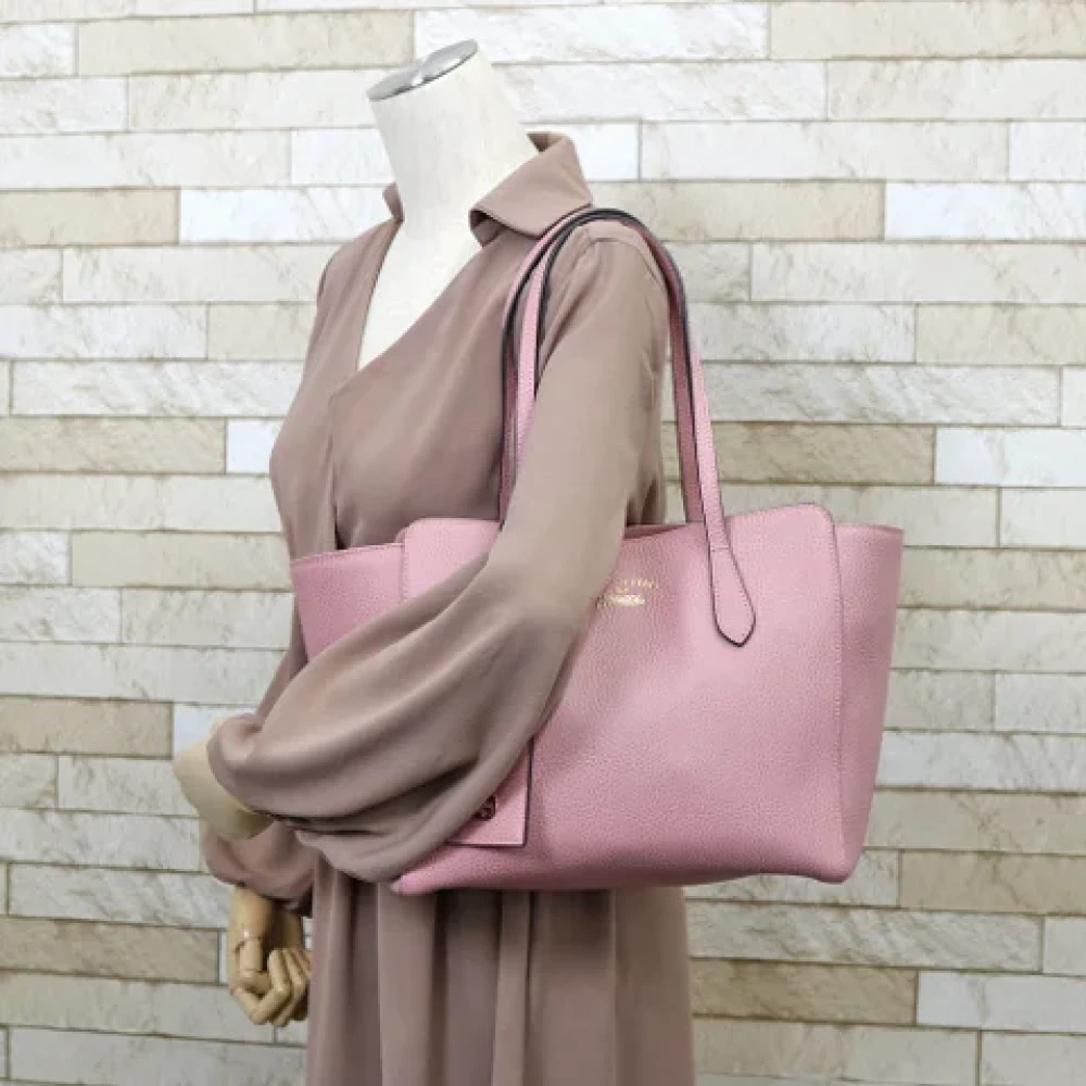 Gucci Vintage Pre-owned Leather totes Pink Dames