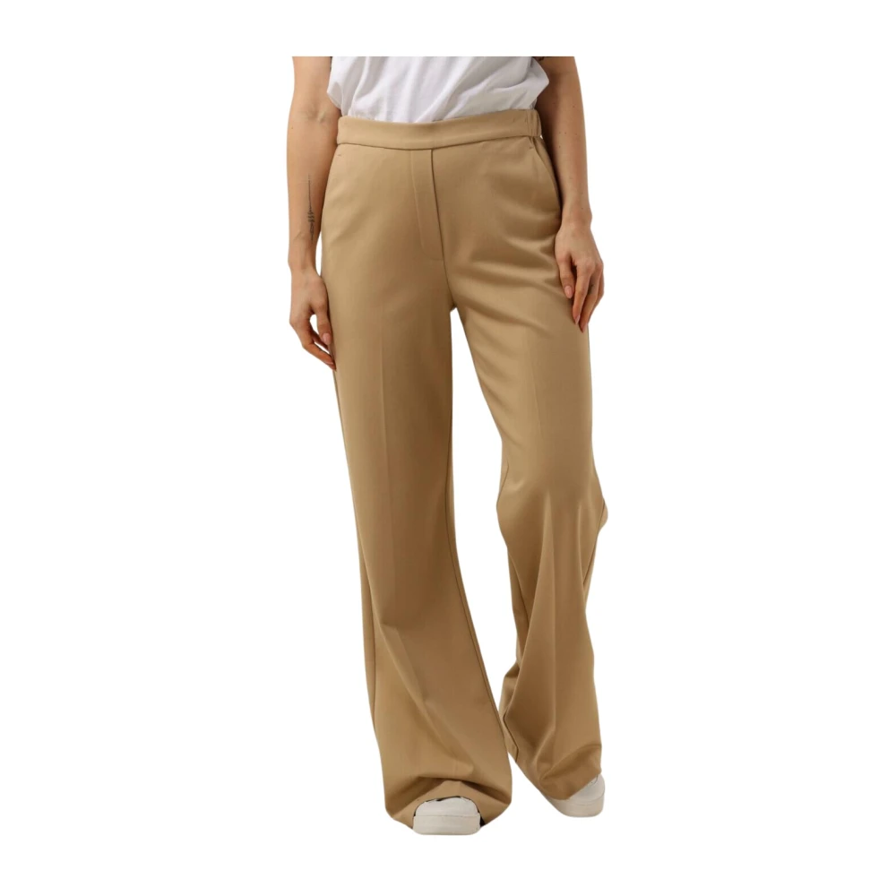 Beaumont Flared Dames Broek Charlie Zand Beige Dames