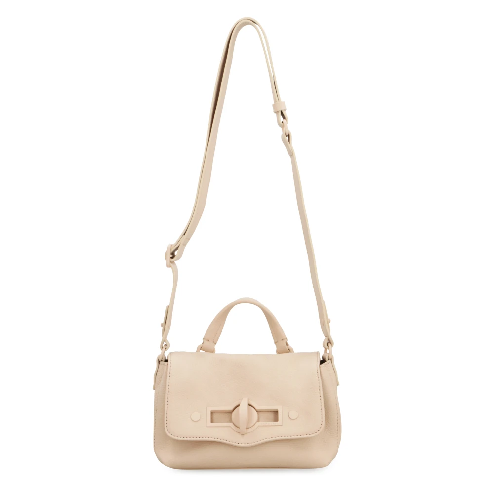 Zanellato Baby Leren Handtas met Studs Pink Dames