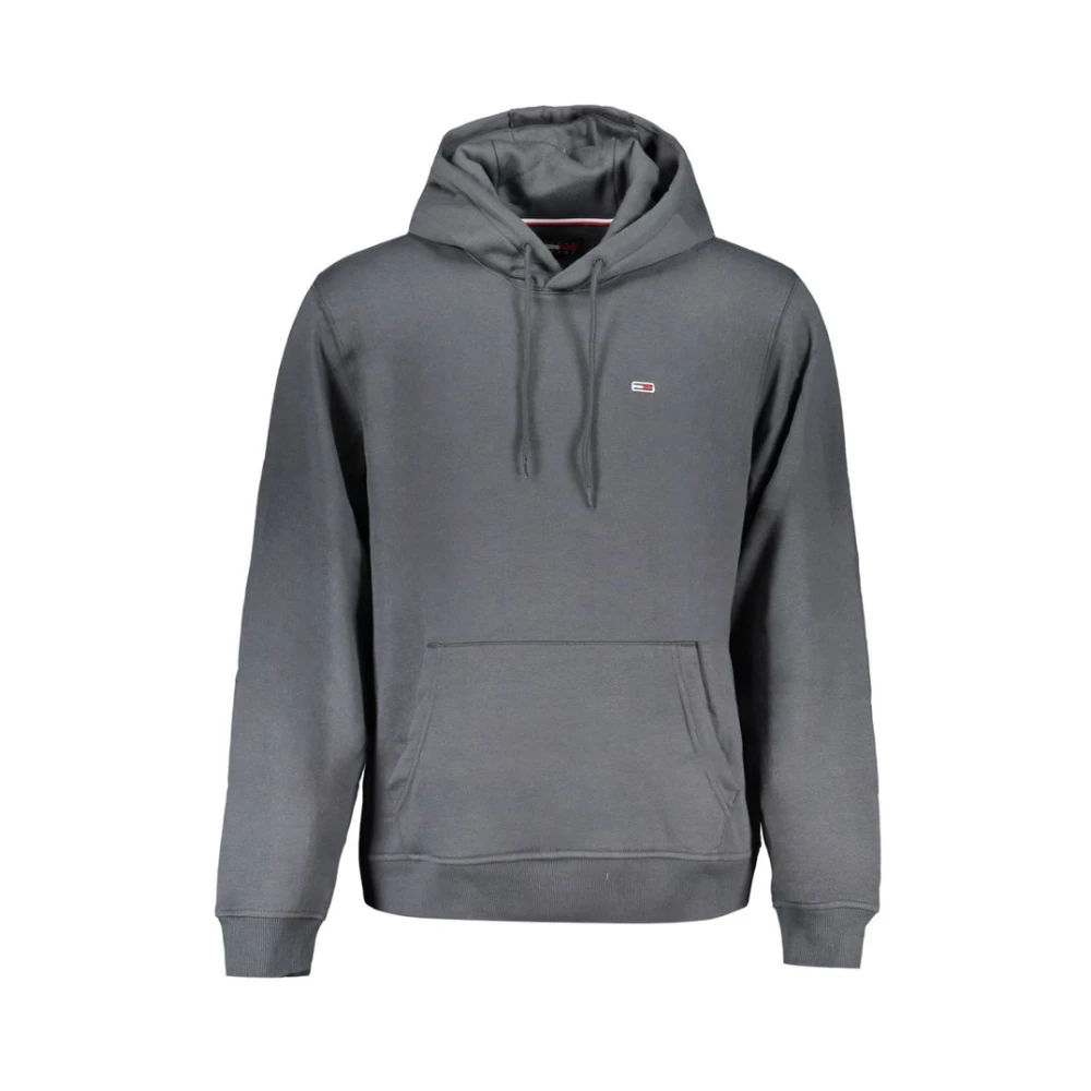 Tommy Hilfiger Grijze Katoenen Hoodie met Applique Gray Heren