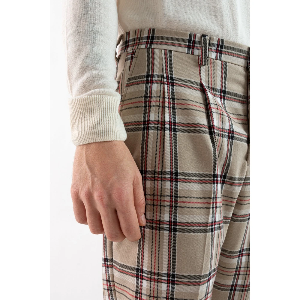 Corsinelabedoli Klassieke Suit Broek Beige Heren