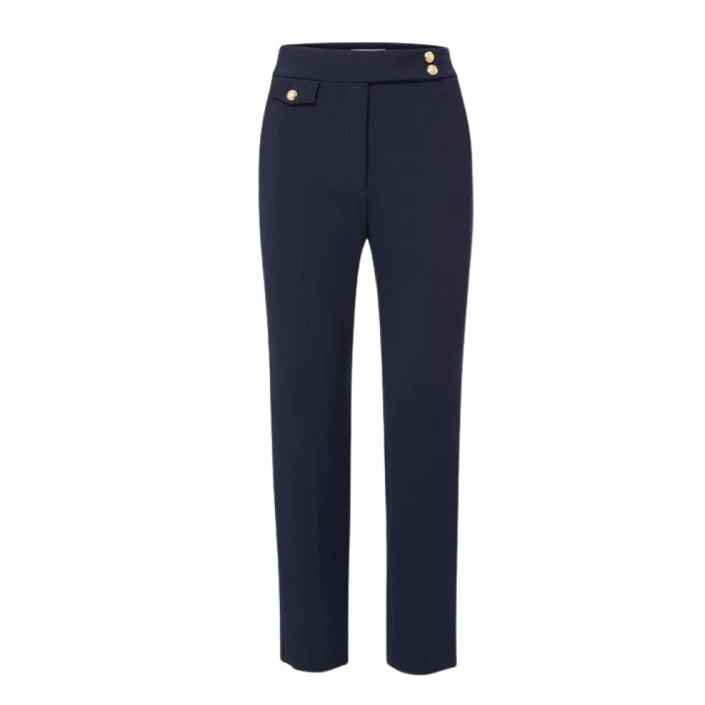 Veronica Beard Navy Slim Renzo Broek Blue Dames