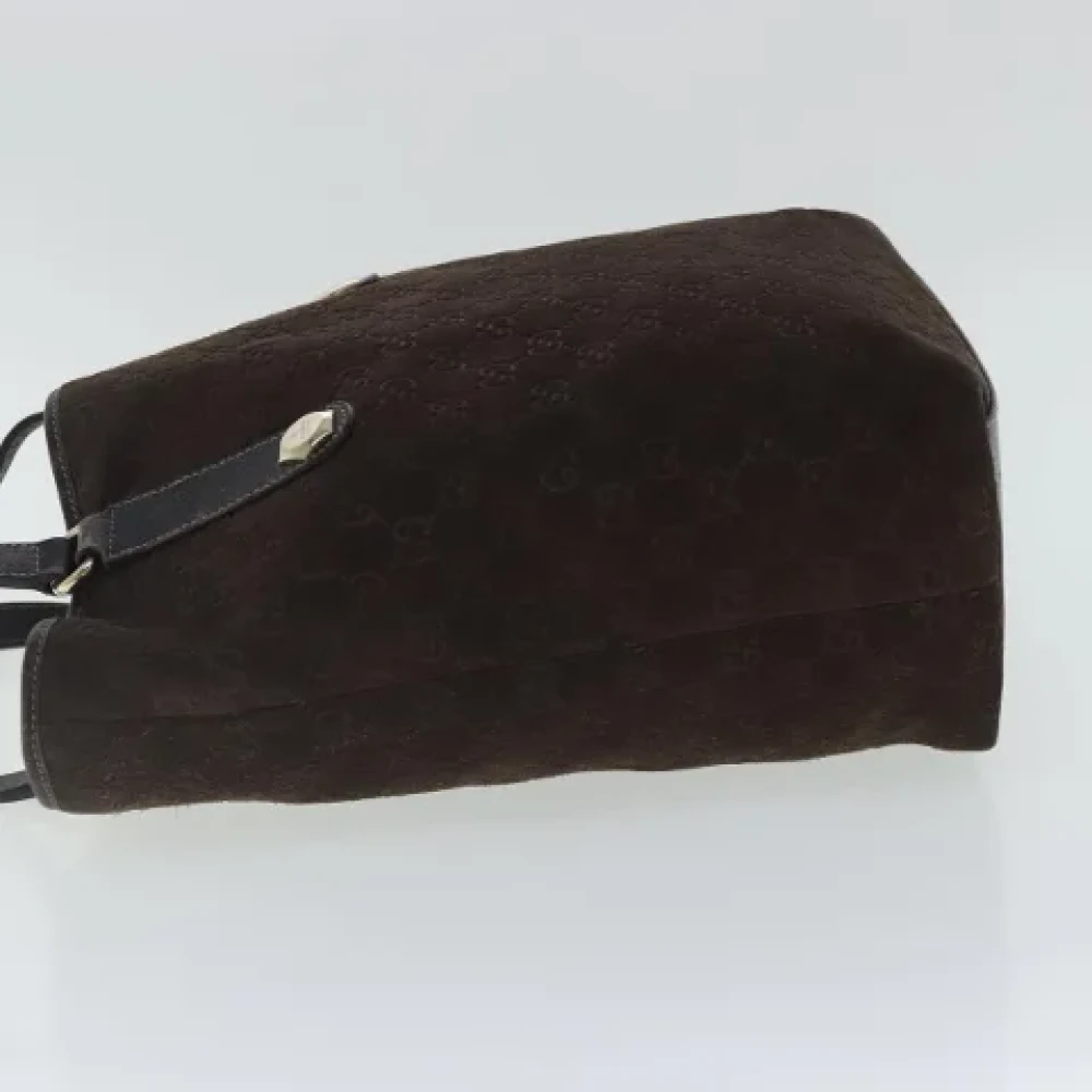 Gucci Vintage Pre-owned Canvas totes Brown Dames