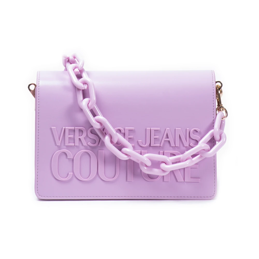 Versace Jeans Couture Lila Institutional Logo Sketch 1 Crossbody Väska Purple, Dam