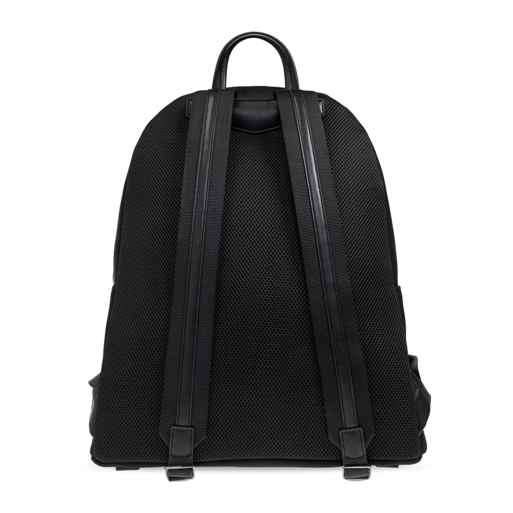 Emporio Armani Rugzak met logo-vormige applicatie Black Heren