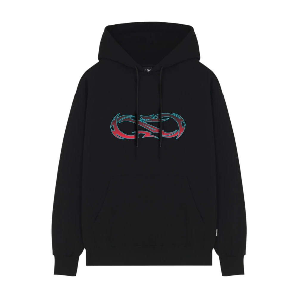 Propaganda Logo Saw Hoodie Katoenen Sweatshirt Black Heren