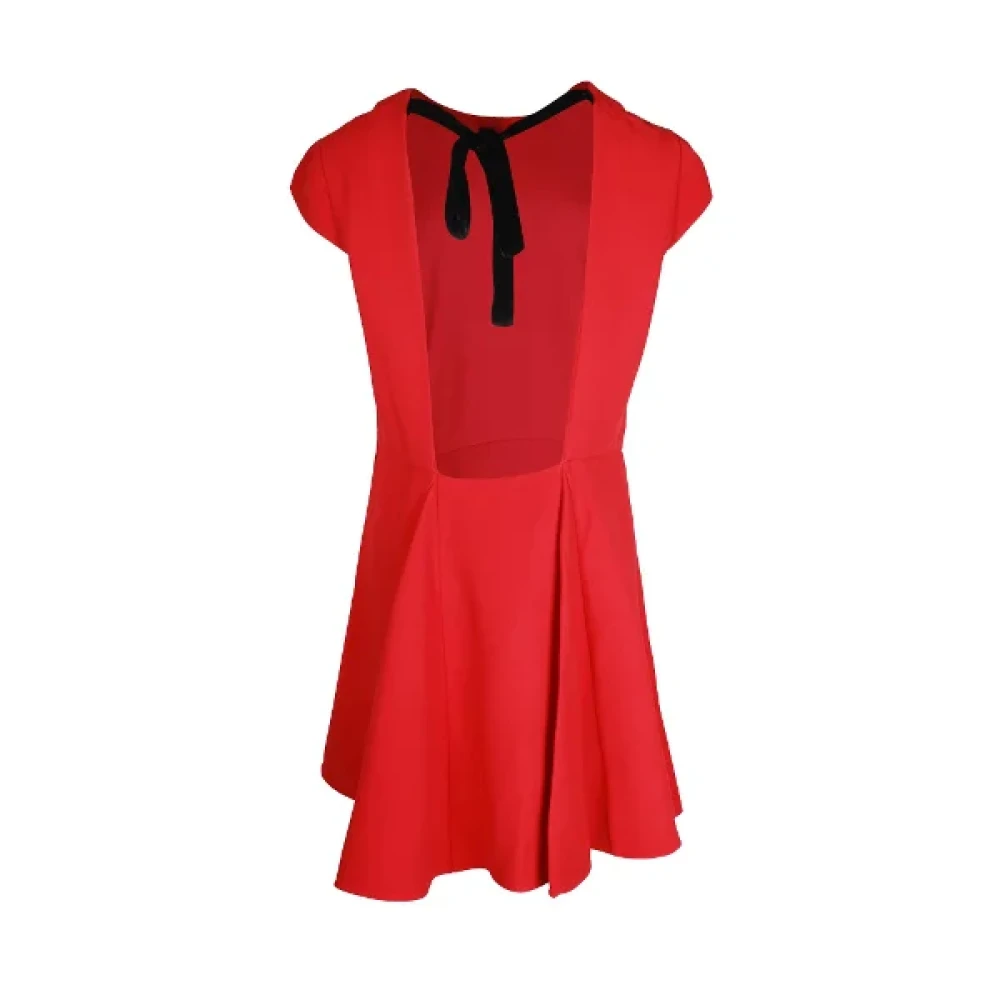 Miu Pre-owned Fabric dresses Red Dames
