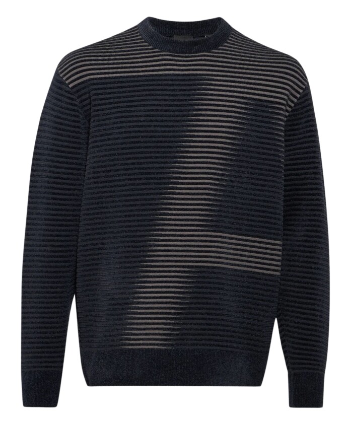 pullover-en-tricot-bleu-marine