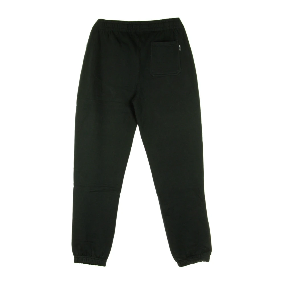 HUF Zwarte fleecebroek voor mannen Black Heren