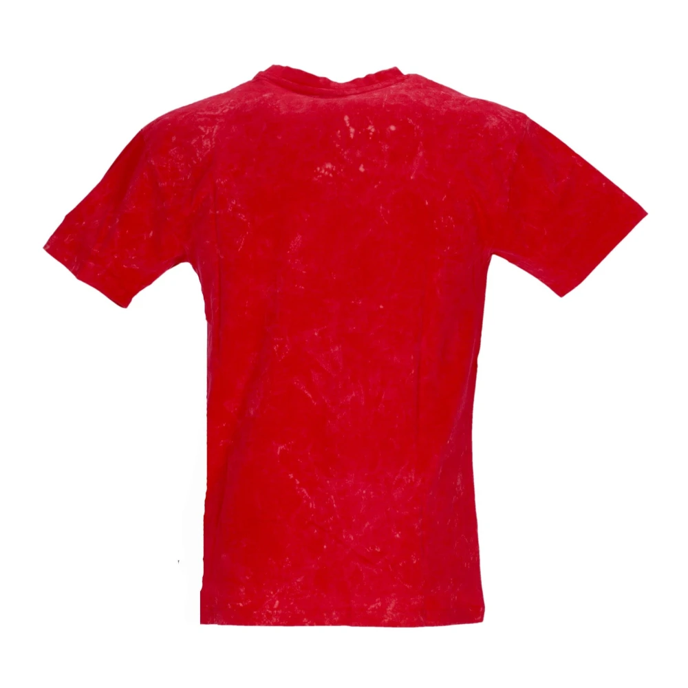 new era Chicago Bulls Grafische Tee Gewassen Rood Red Heren