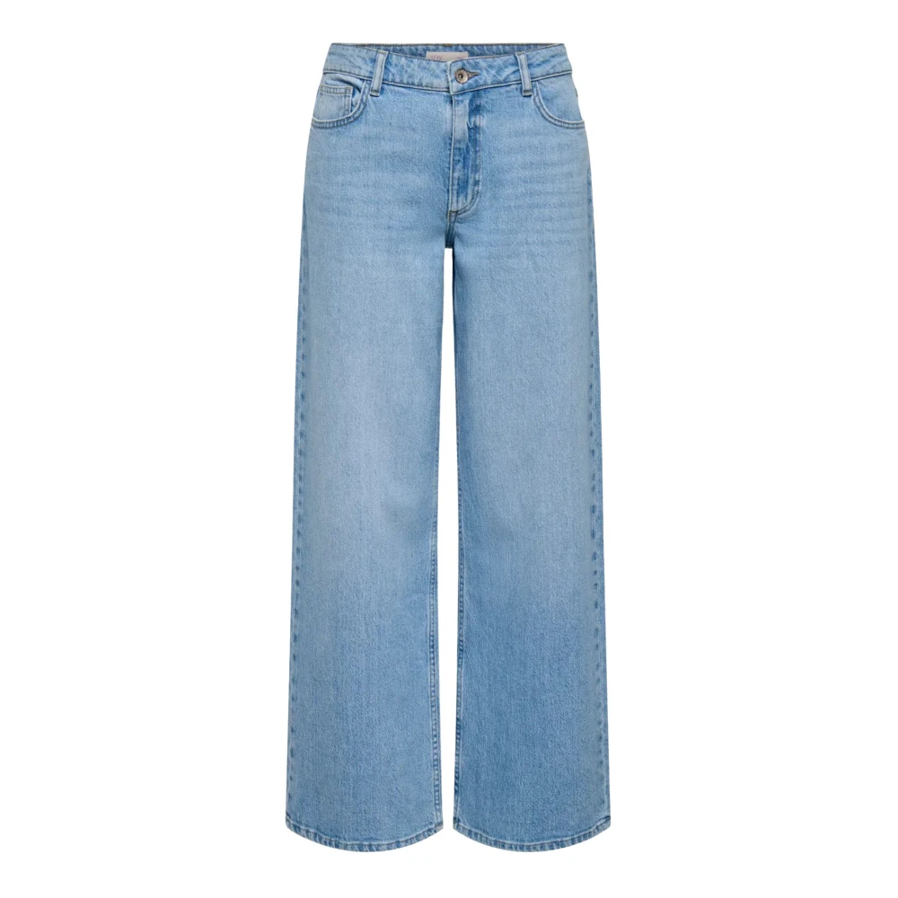 Jacqueline De Yong Women's Blue Ruby Mw Wide Jeans - Wide Jeans - Xs L32 - Jeans