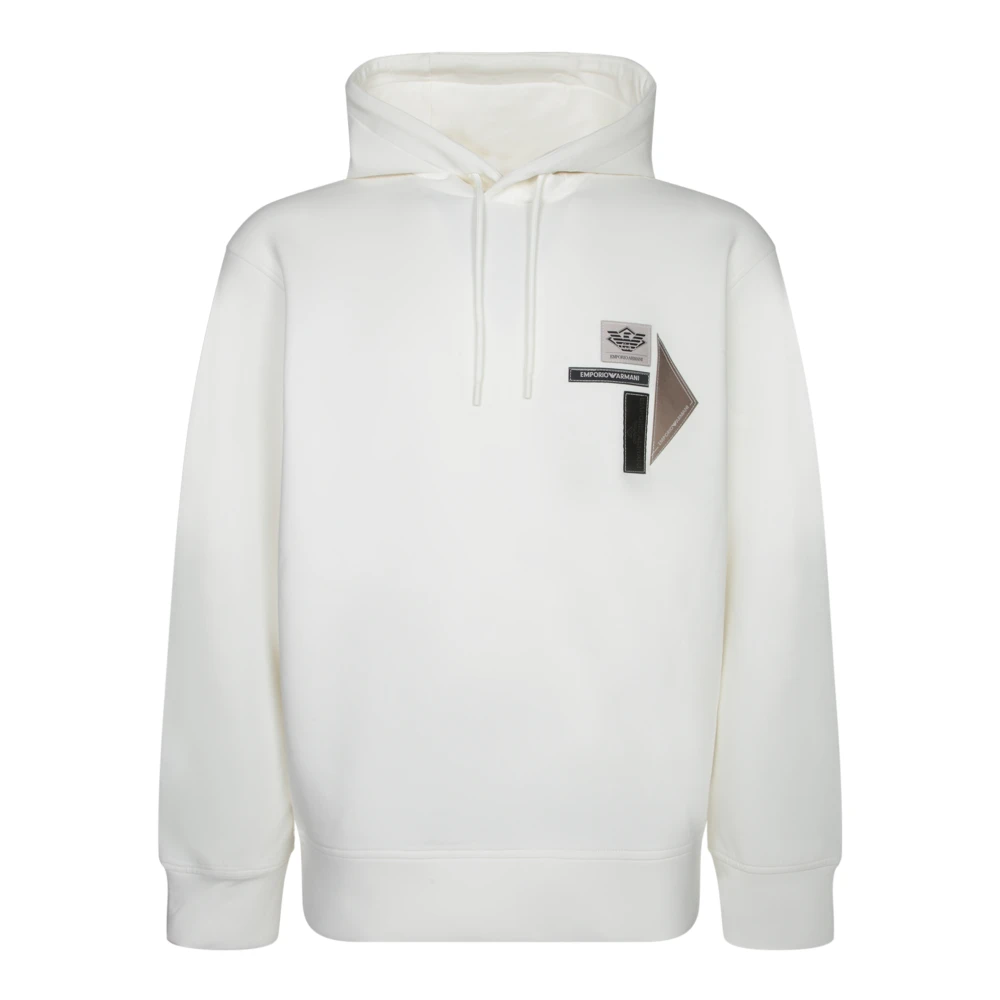 Emporio Armani Uomo Bianco Felpe, L, New,