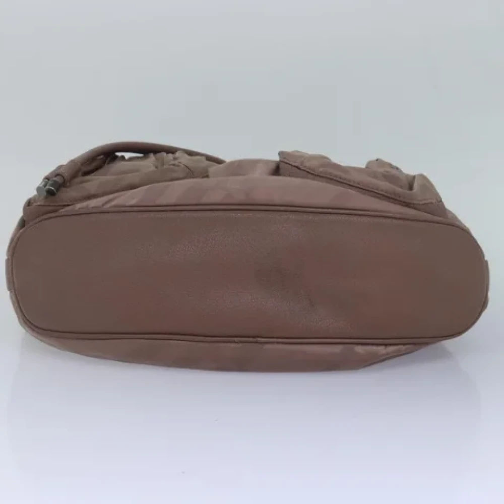Burberry Vintage Pre-owned Leather handbags Brown Dames
