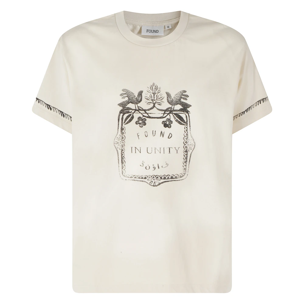 Found Hombre Blanco Camisetas, Talla: L