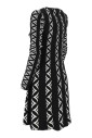 robe-noire-a-manches-courtes