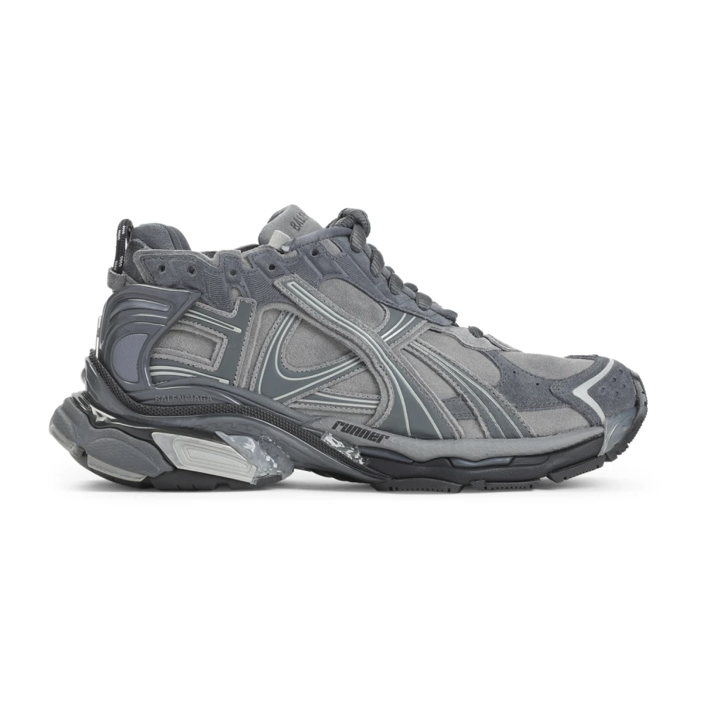 Balenciaga Grijze Sneakers Aw25 Urban Stijl Heren Schoenen Grijs
