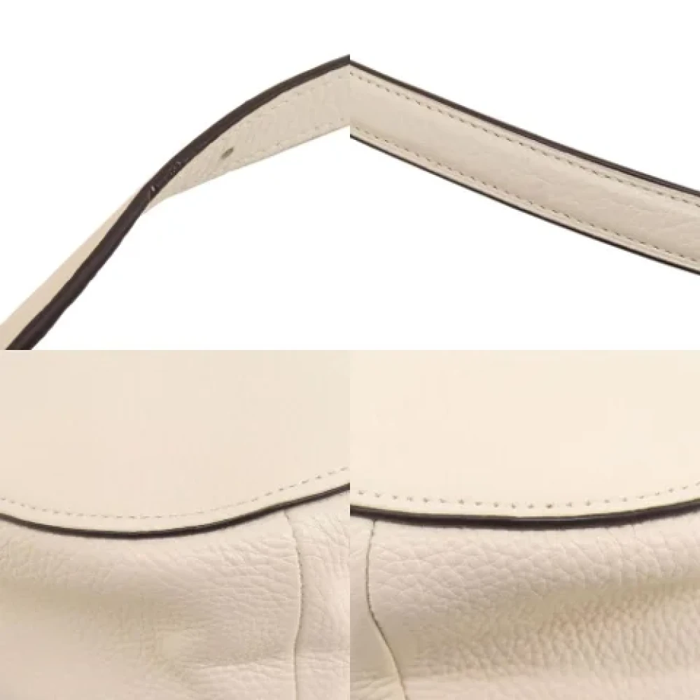 Coach Pre-owned Leather shoulder-bags Beige Dames