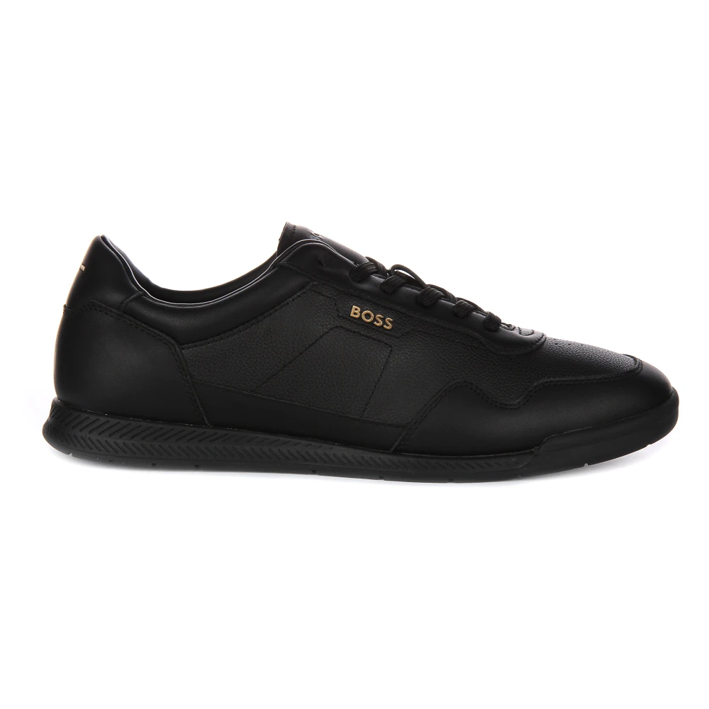 Hugo Men's Black Sneakers, 8 Uk, Titanium Trainers For