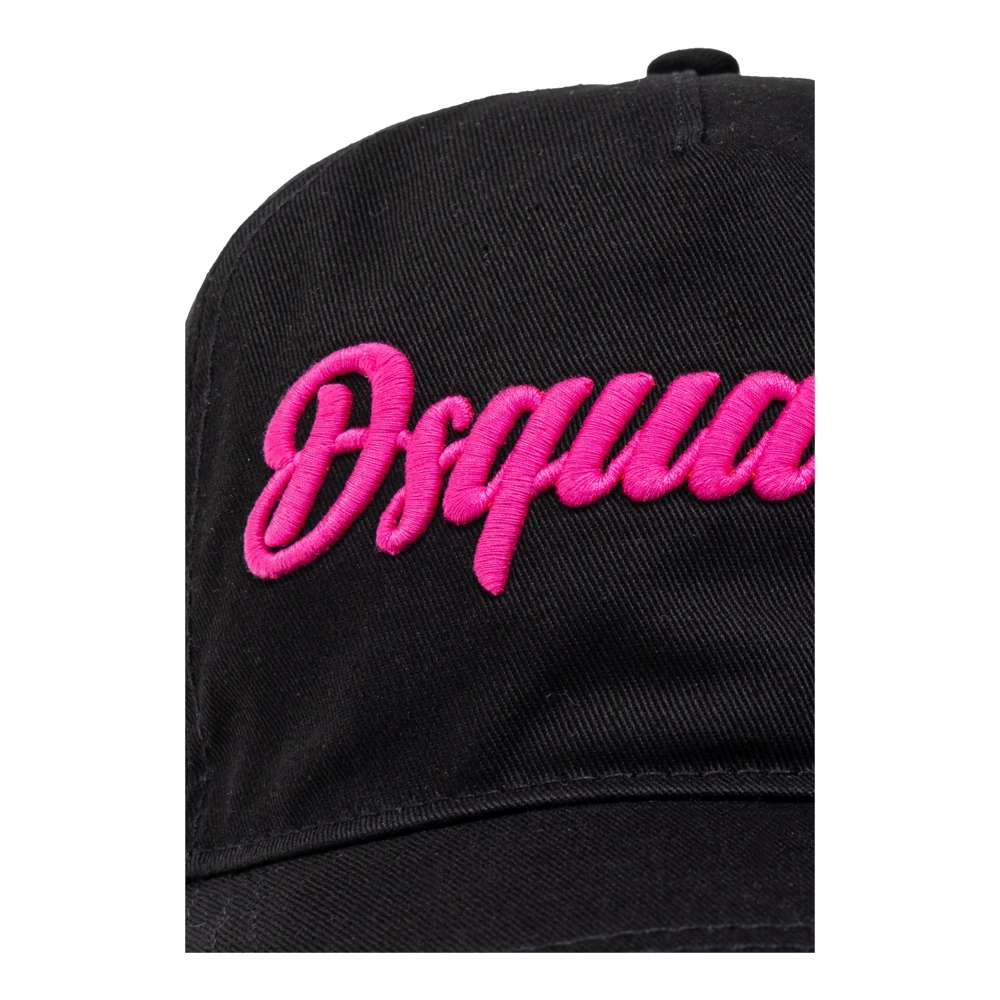 Dsquared2 Baseballpet Black Dames