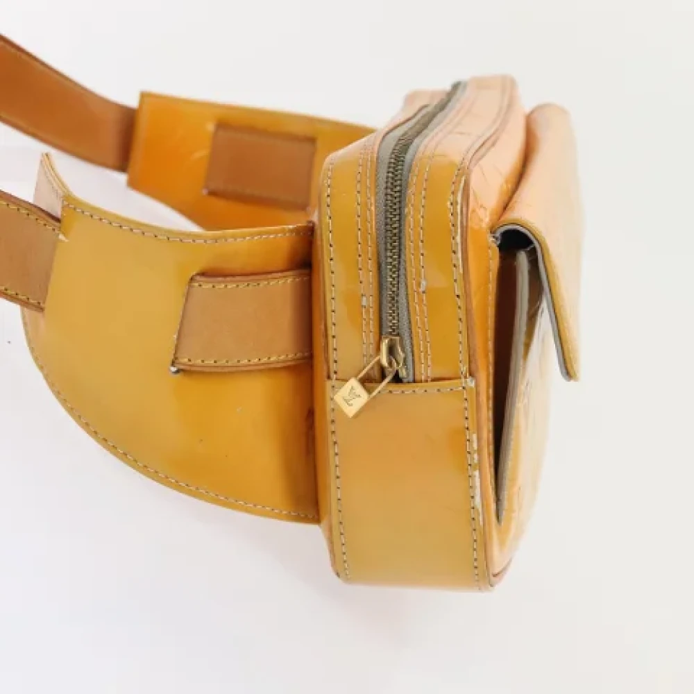 Louis Vuitton Vintage Pre-owned Leather crossbody-bags Yellow Dames