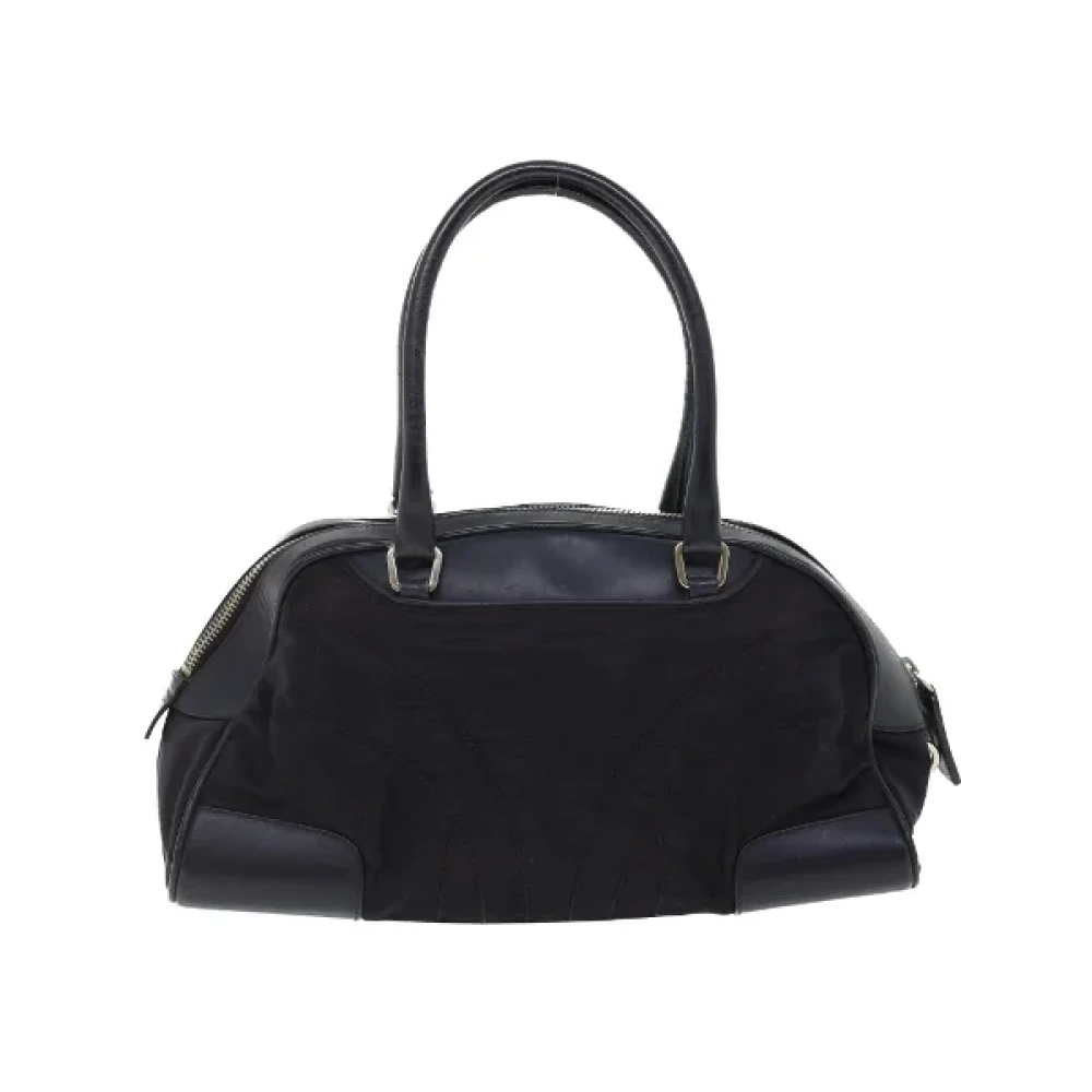 Prada Vintage Pre-owned Nylon prada-bags Black Dames