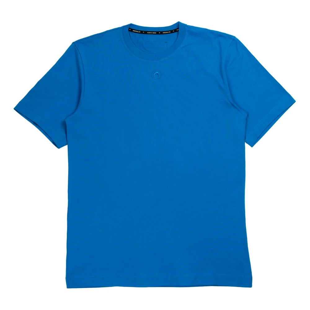 Marine Serre Biologisch katoenen blauw T-shirt Blue Heren