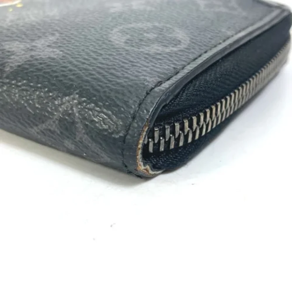 Louis Vuitton Vintage Pre-owned Fabric wallets Black Heren