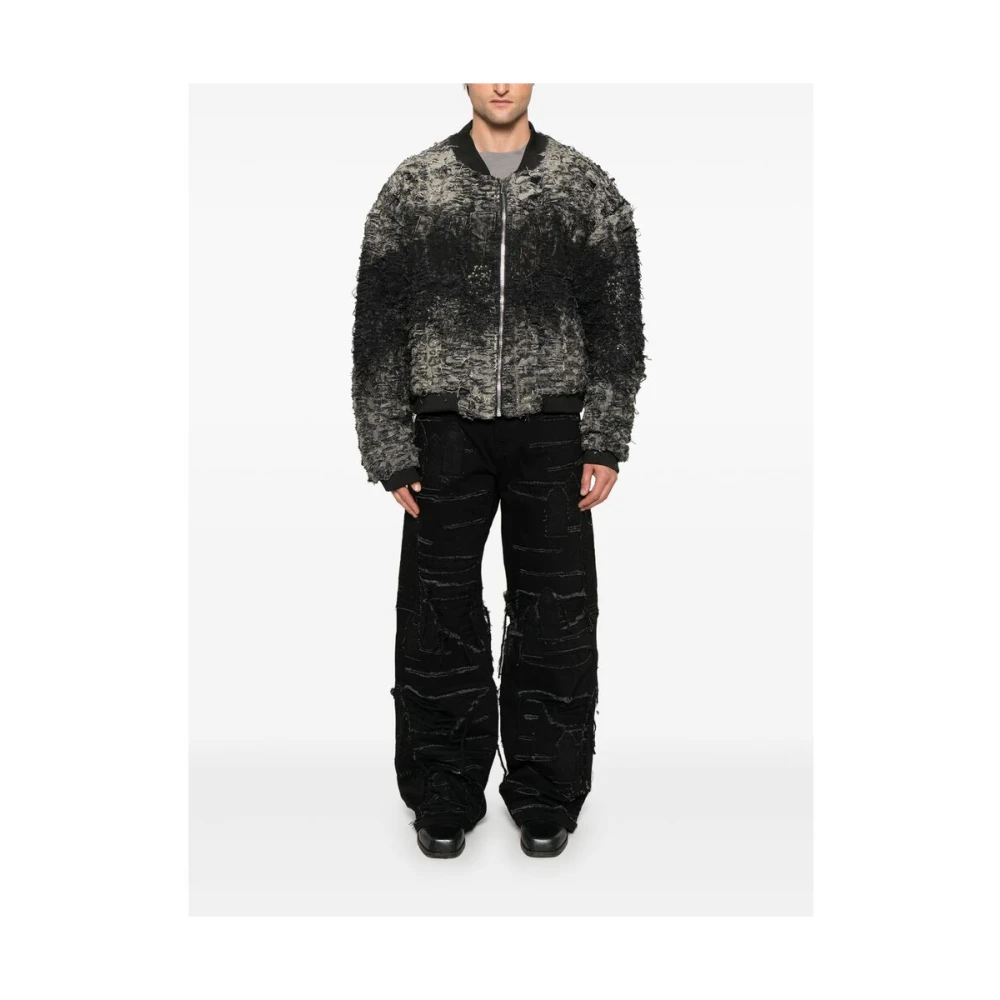 Who Decides War Zwarte Denim Patchwork Jeans Black Heren