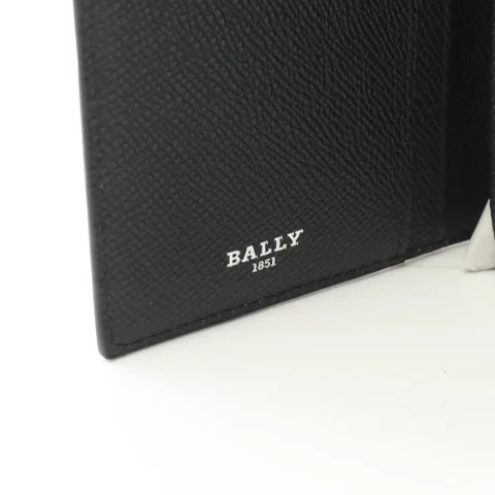 Bally Pre-owned Leather wallets Black Heren