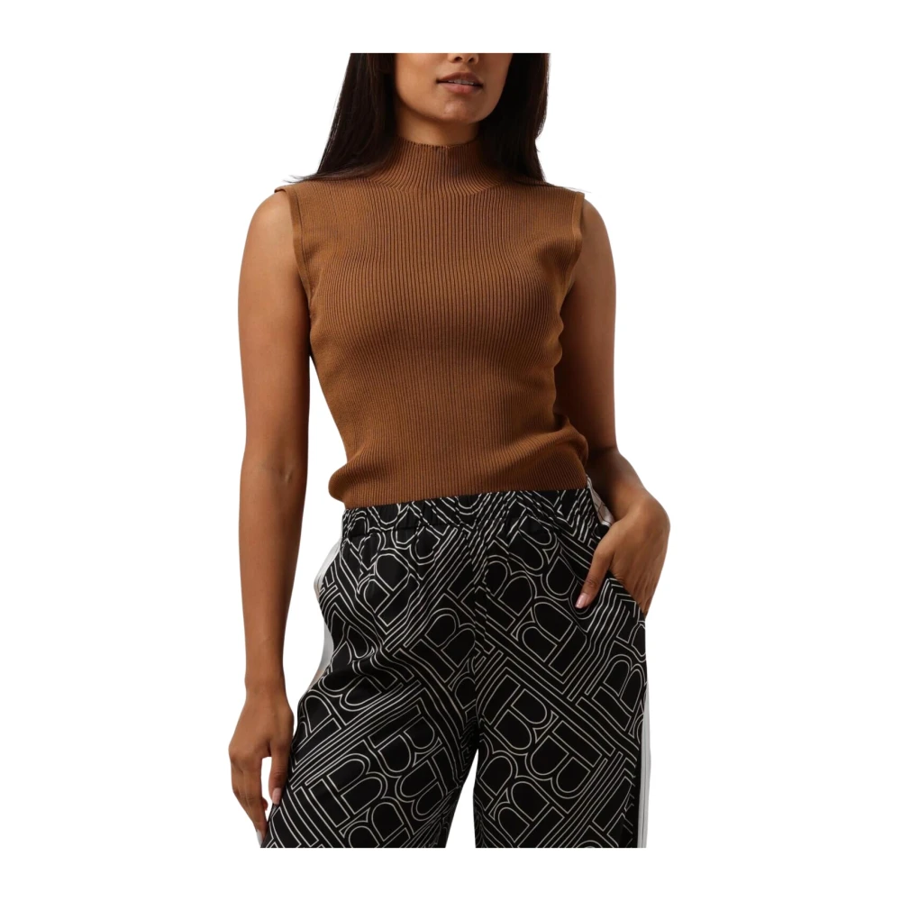 Bruuns Bazaar Rivers Aditi Gebreide Top Brown Dames