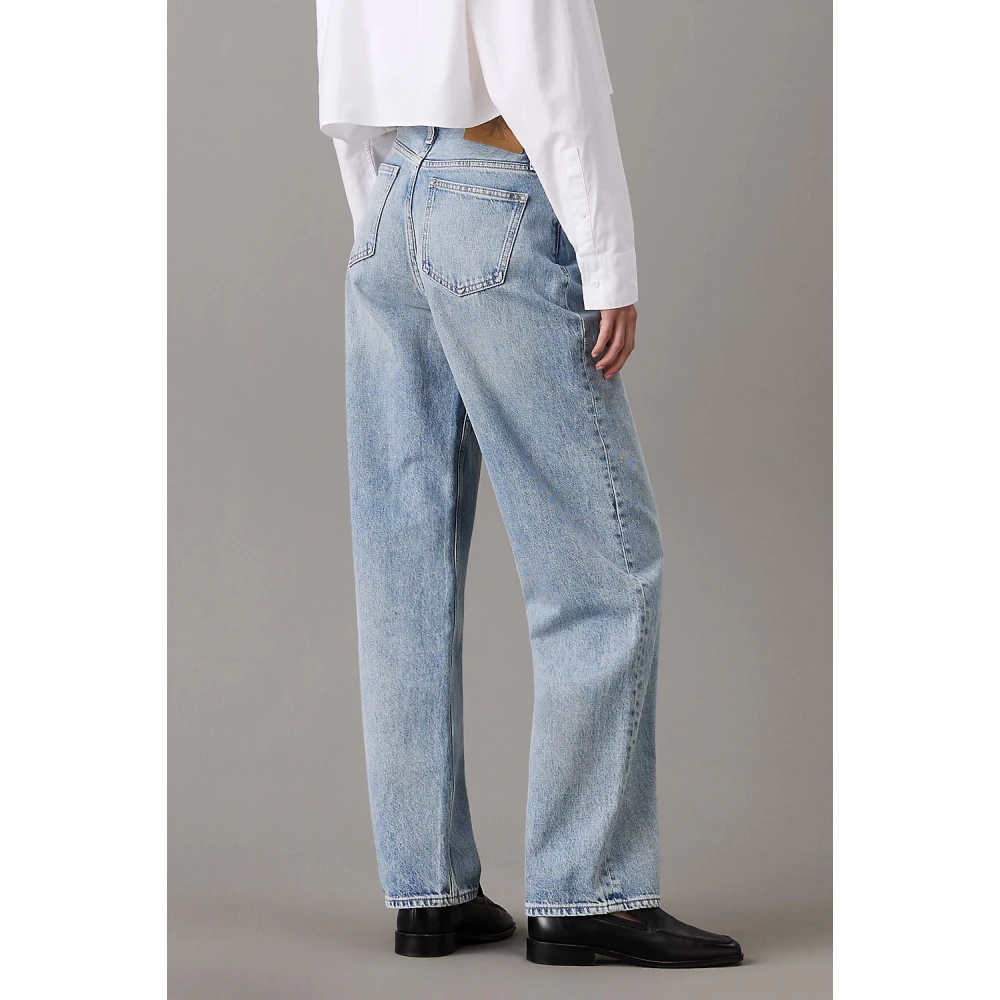 Calvin Klein Jeans Lichte Denim Broek voor Mannen Blue Dames