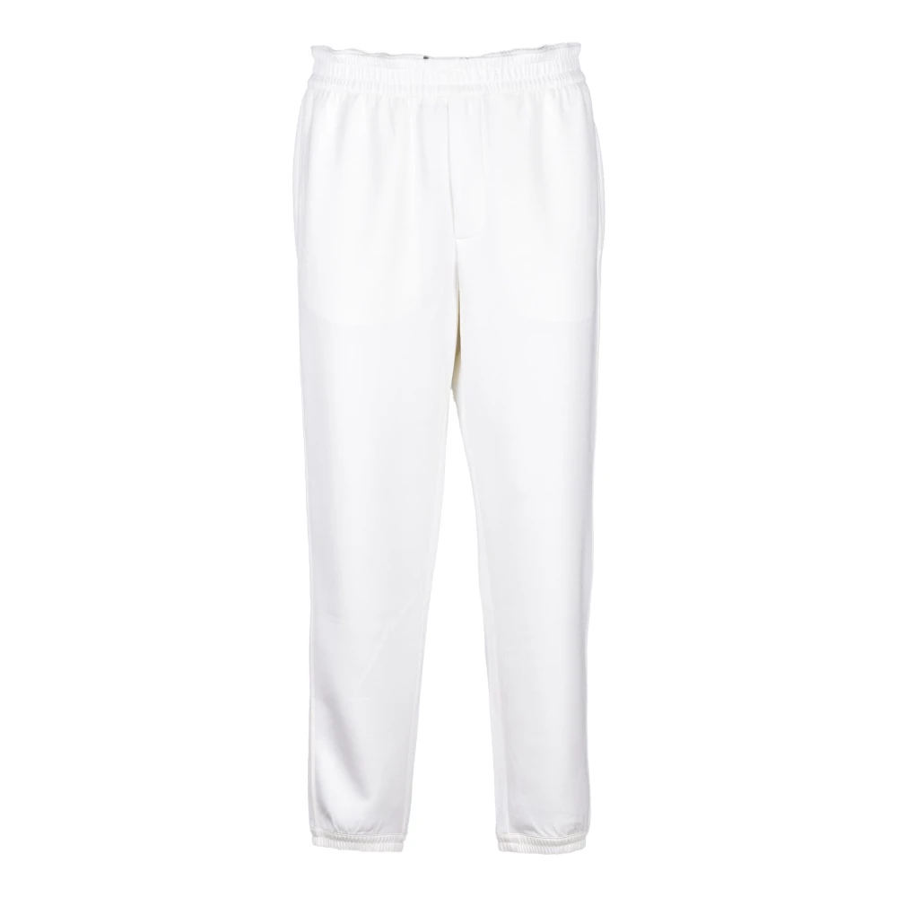 Emporio Armani Elegante Modal Elastaan Broek White Heren