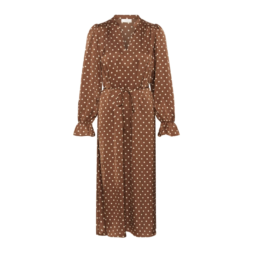 Inwear Brown Midi Dresses, Female, Xl, Maxi Dresses