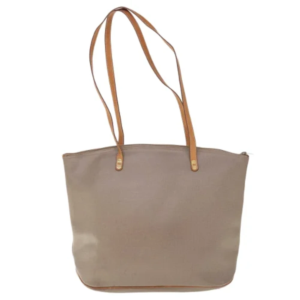 Dior Vintage Pre-owned Canvas totes Gray Dames