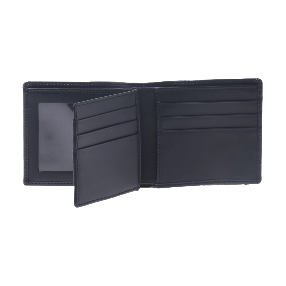 Baldinini Wallet in dark blue palmellato leather Blue Heren