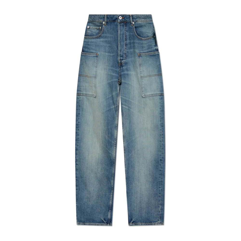 Kenzo Blå Jeans Med Vintage-Effekt