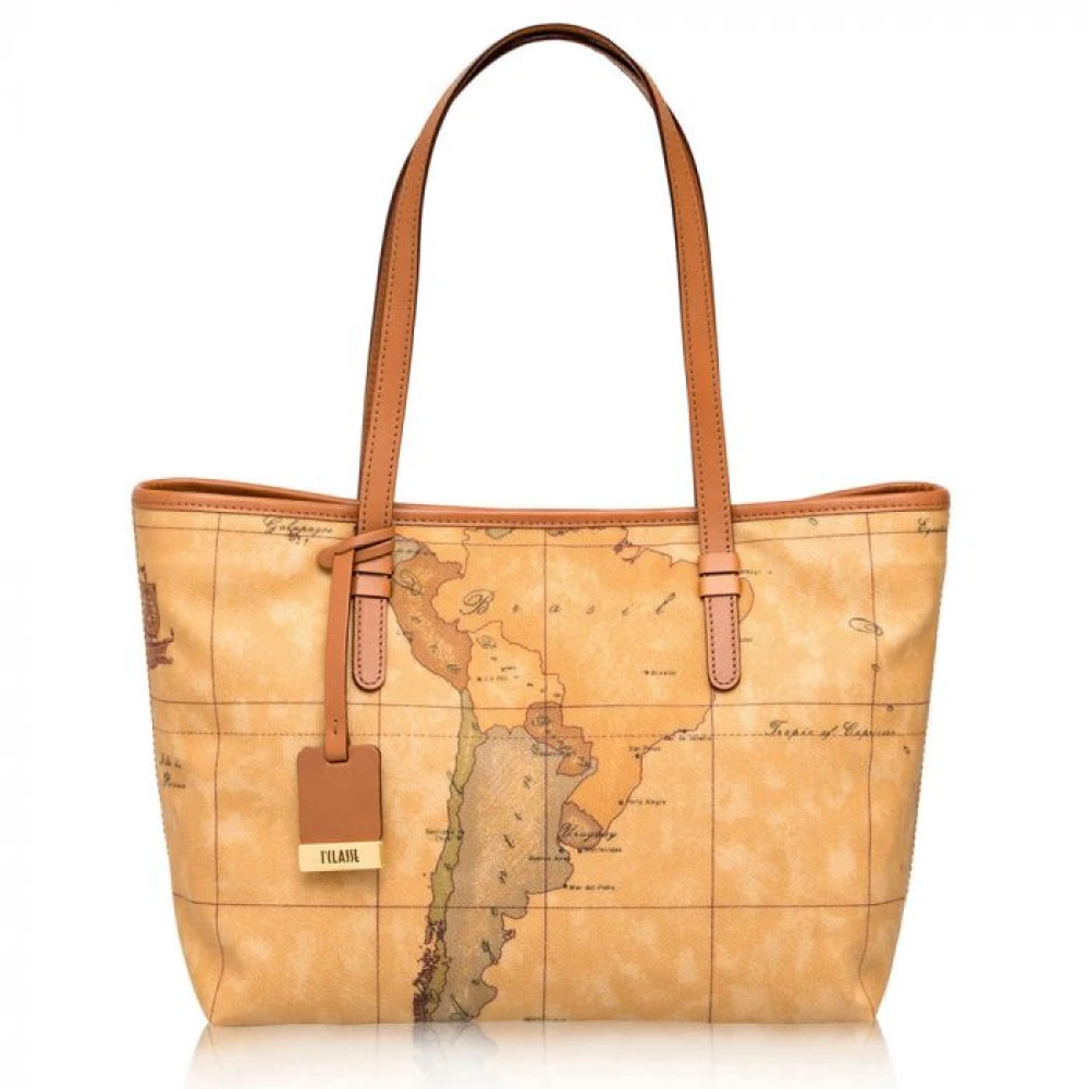 Alviero Martini 1A Classe Multicolor Shopping Bags, Female, One Size, Geo Classic Medium Shopping Bag