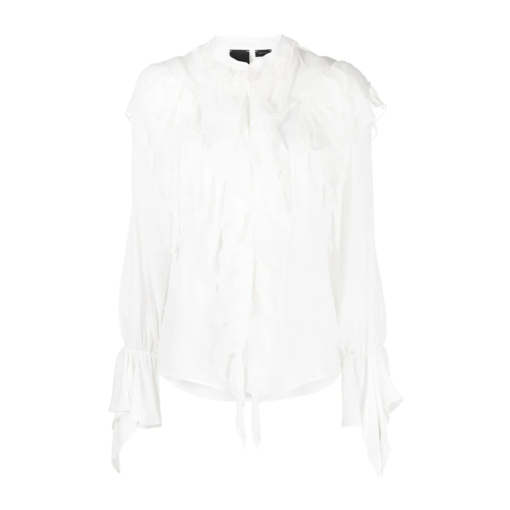 Pinko Witte Sweatshirts voor Dames Aw23 White Dames