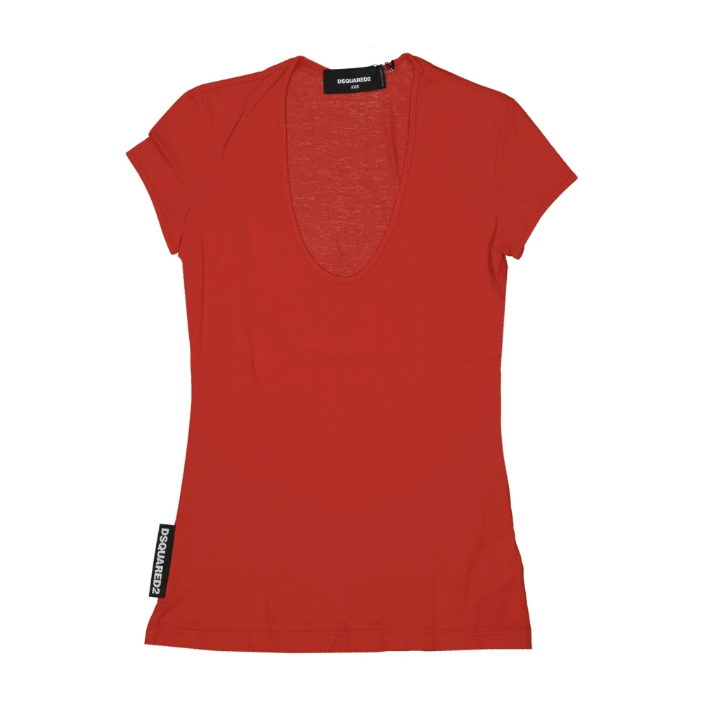 Dsquared2 - Tops > T-Shirts - Red - Dsquared2 - Modalova
