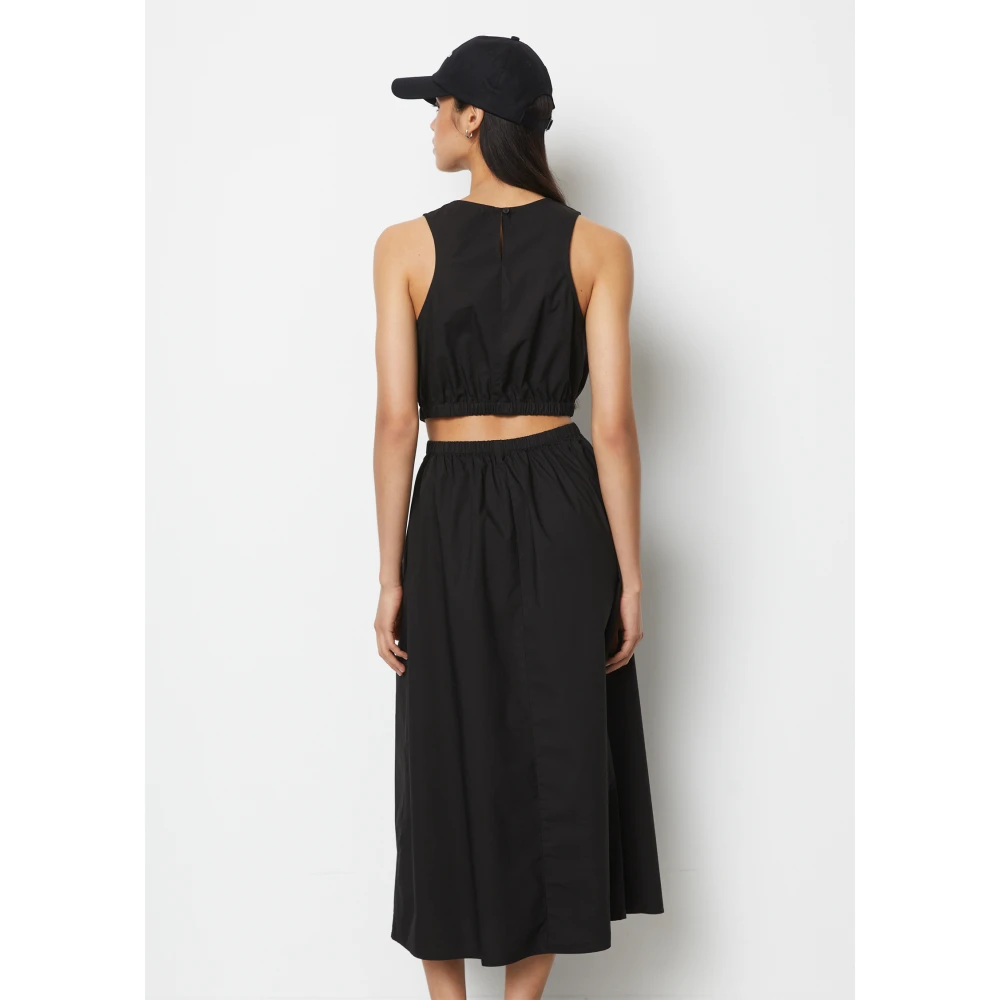 Marc O'Polo Jurk met uitsnijding Black Dames
