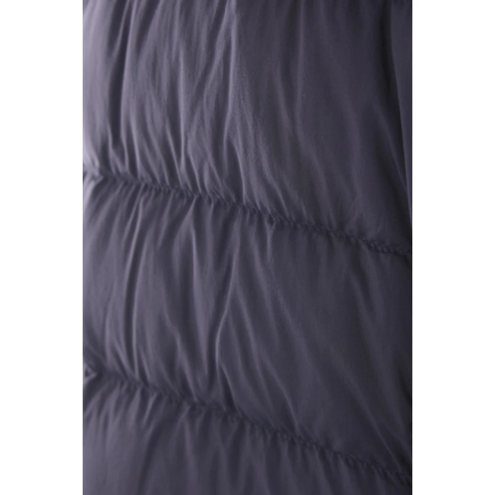 Herno Marineblauwe Nylon Pufferjas Blue Heren