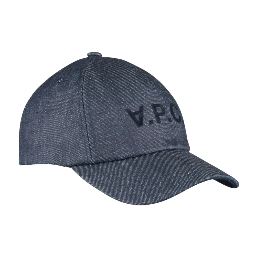 A.p.c. Blue Hats & Caps, Male, 56 Cm, Casquette Eden Vpc