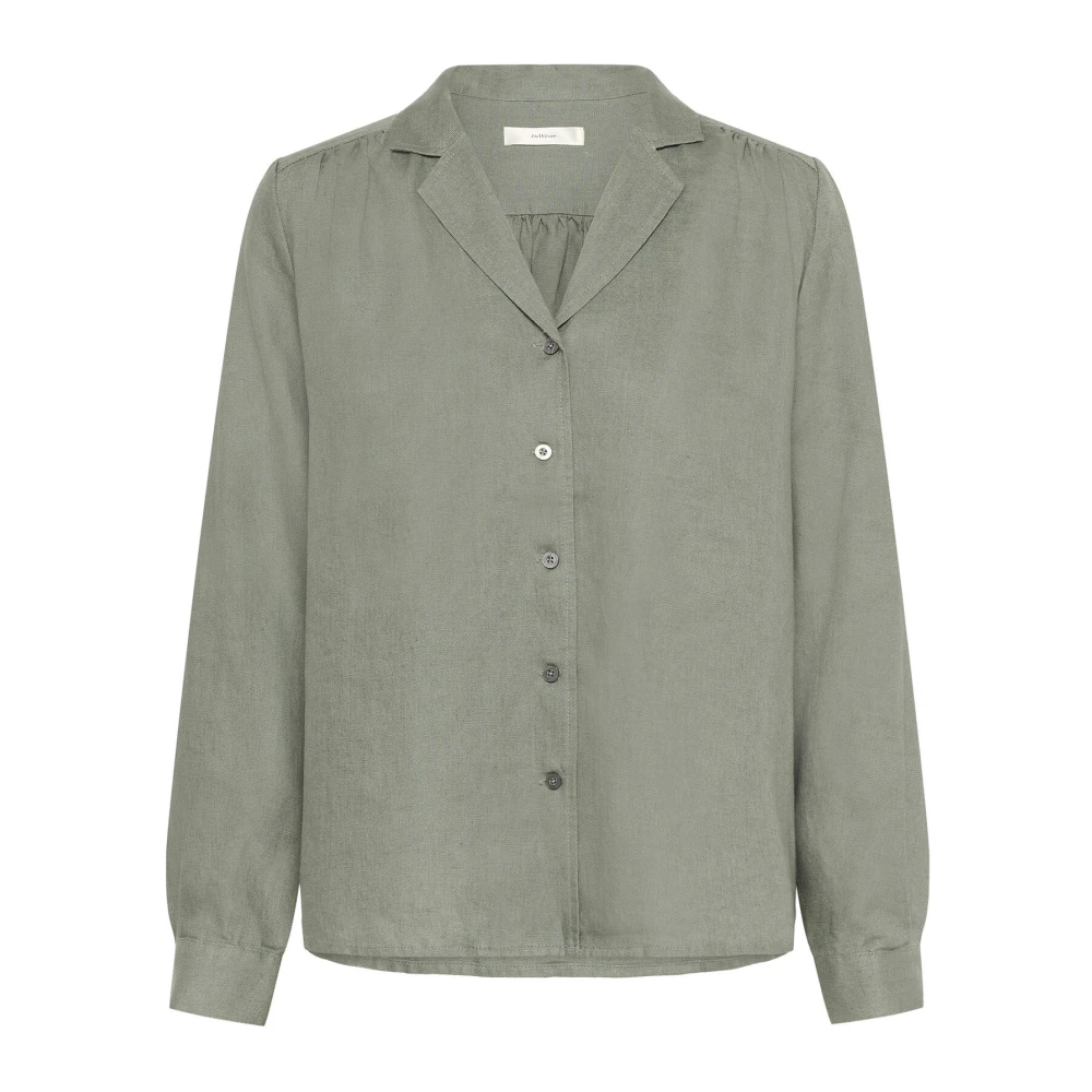 InWear Groene Linnen Blouse Green Dames